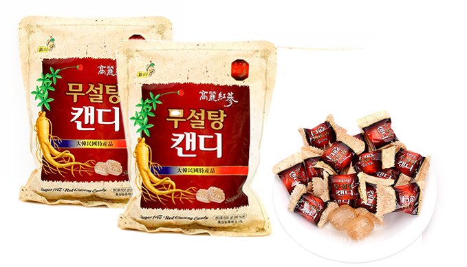 Kẹo hồng sâm 500g không đường Hàn Quốc – Món ăn vặt bổ dưỡng 4