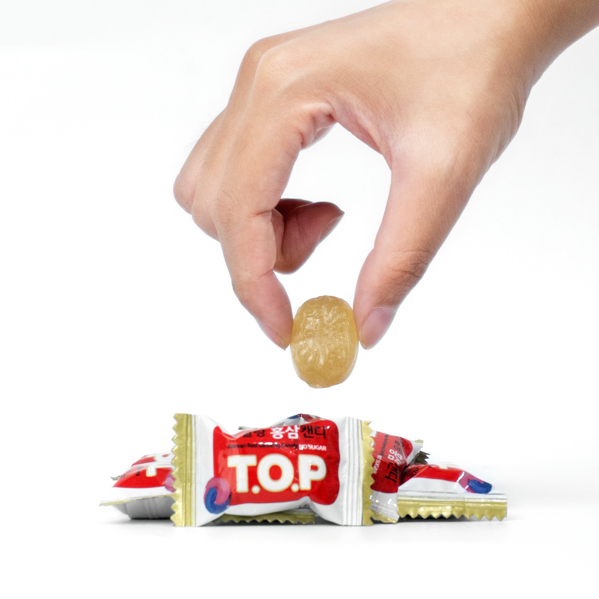 Kẹo hồng sâm T.O.P không đường Hàn Quốc 500g thượng hạng 6