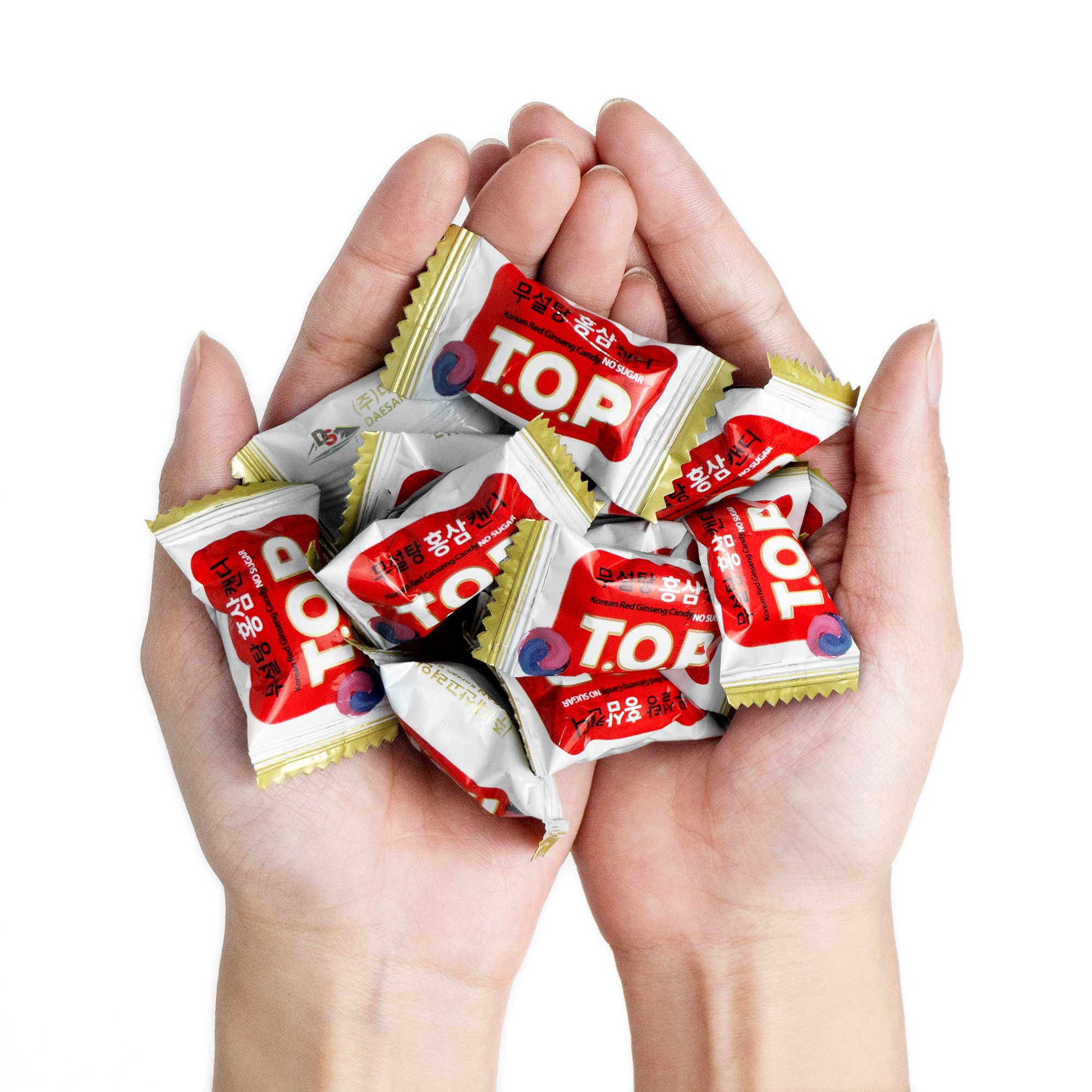 Kẹo hồng sâm T.O.P không đường Hàn Quốc 500g thượng hạng 7