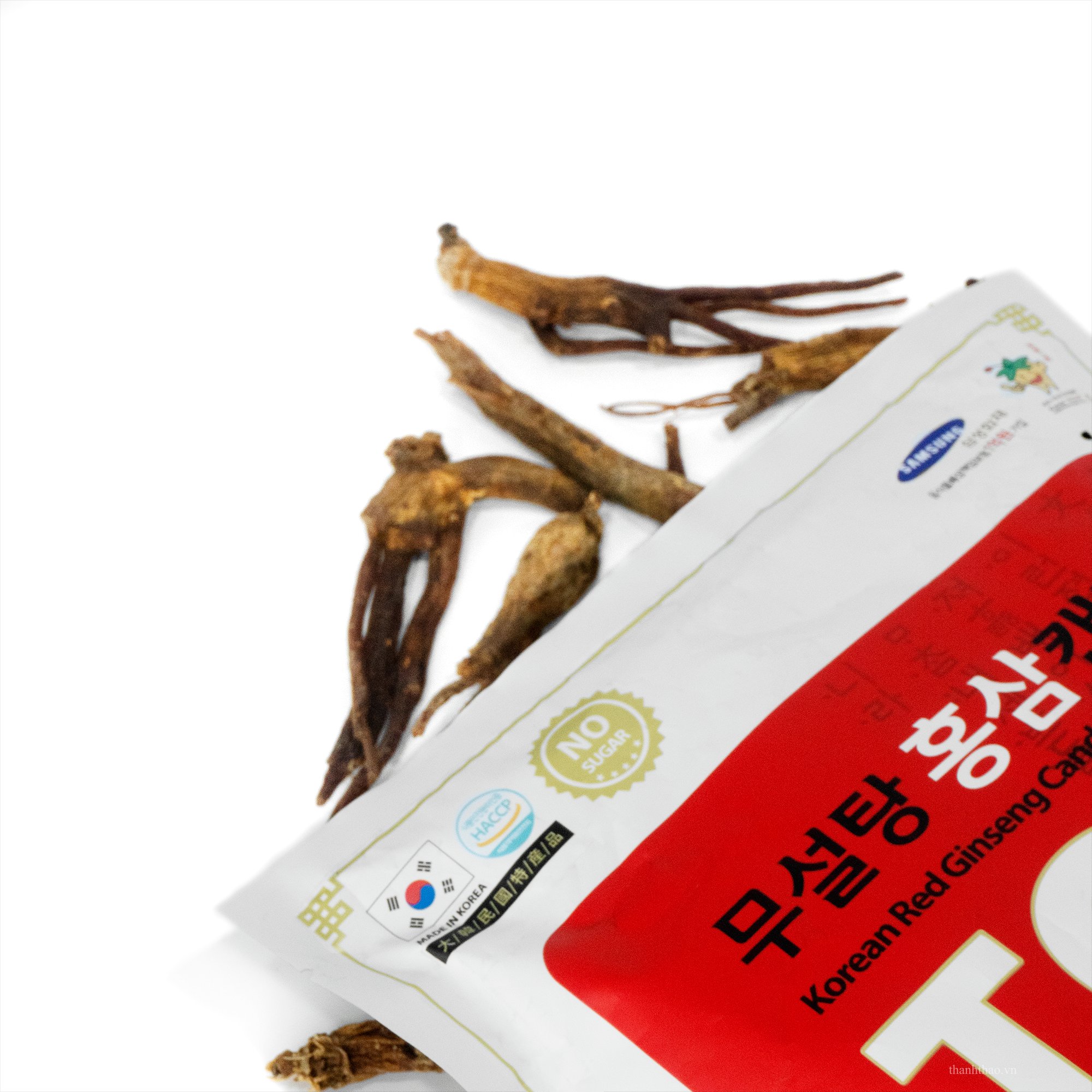 Kẹo hồng sâm T.O.P không đường Hàn Quốc 500g thượng hạng 4