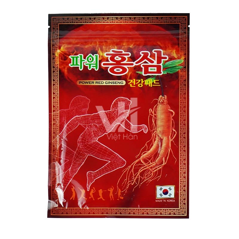 Miếng dán hồng sâm 20 miếng x 1 gói giảm đau nhức hiệu quả 3