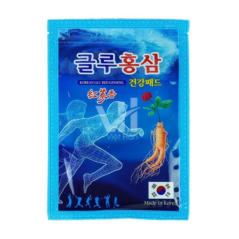 Miếng dán hồng sâm 20 miếng x 1 gói giảm đau nhức hiệu quả 4