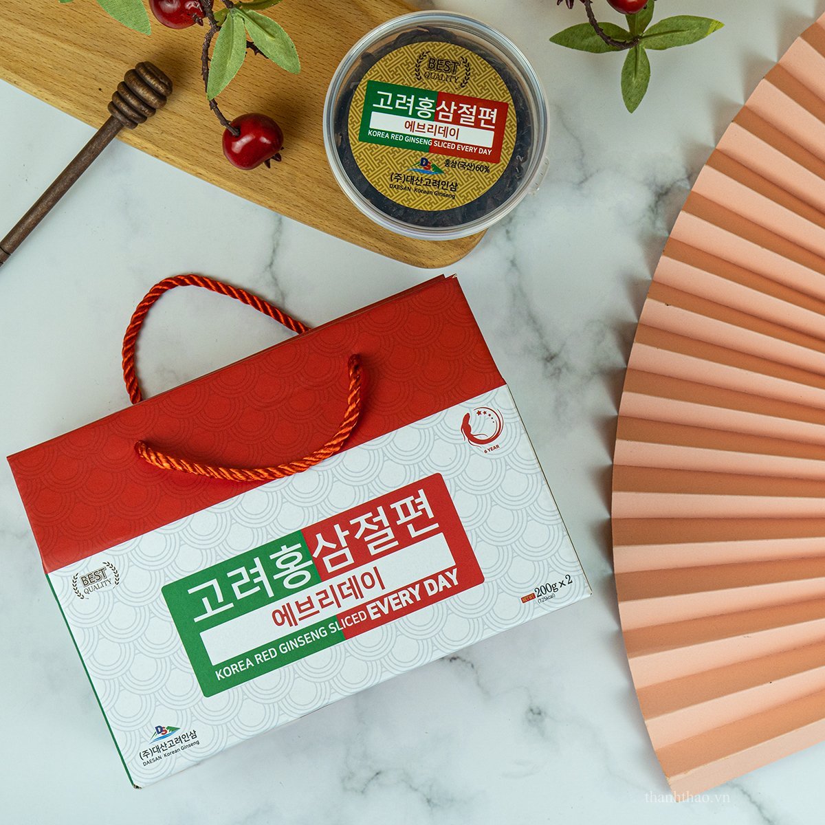 Mứt Sâm Tẩm Mật Ong Everyday Daesan – 2 hộp x 200g 6