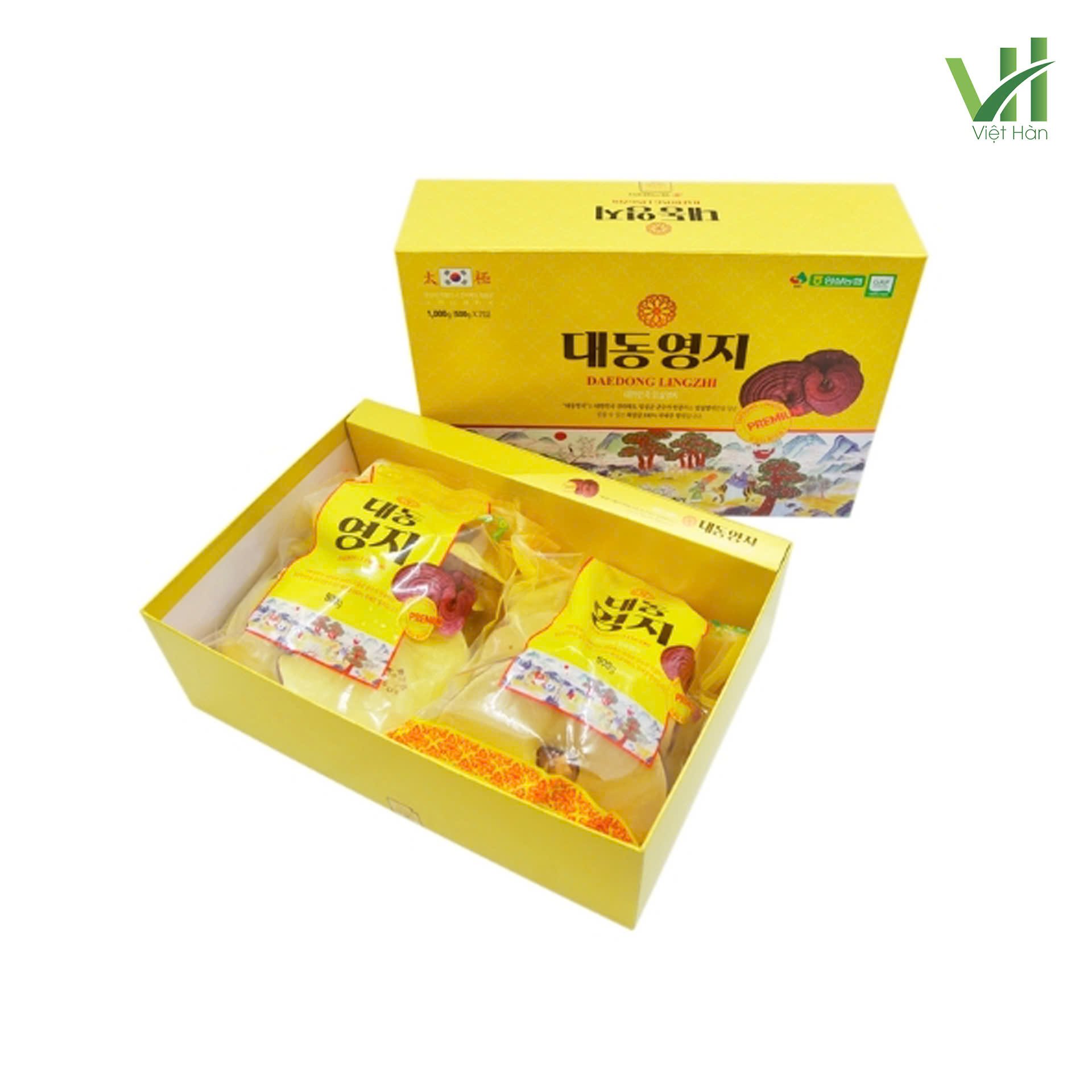Nấm Linh Chi Daedong Hàn Quốc Hộp 1kg 3