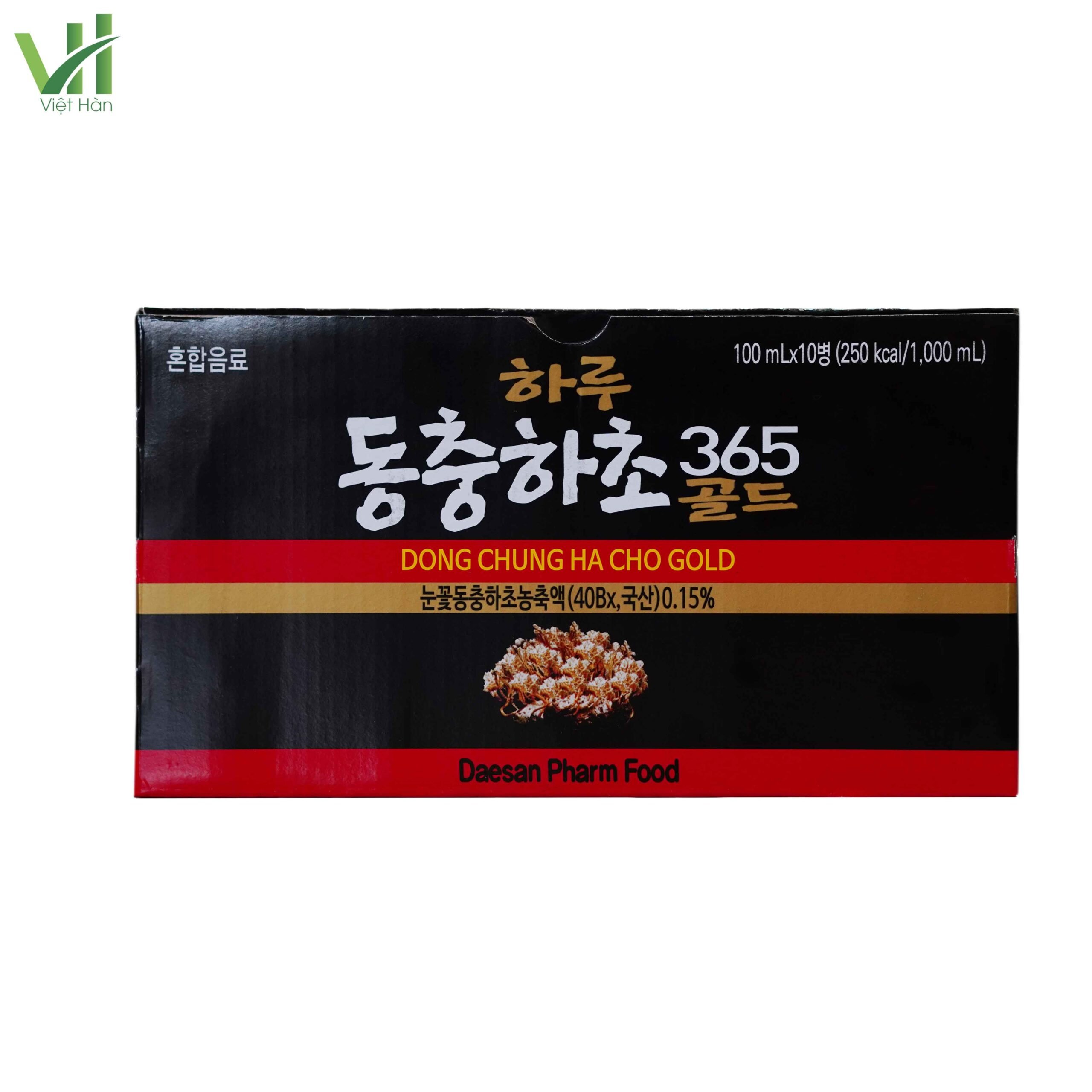 Nước Đông Trùng Hạ Thảo Daesan Hàn Quốc Hộp 10 chai x 100ml 2