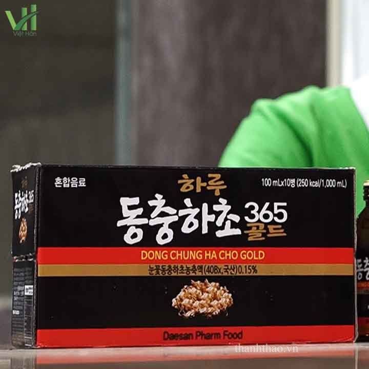 Nước Đông Trùng Hạ Thảo Daesan Hàn Quốc Hộp 10 chai x 100ml 5