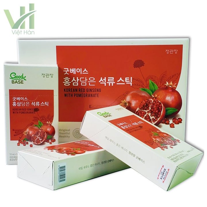 Nước ép lựu Collagen Hàn Quốc KGC Goodbase dành cho nữ hộp 30 gói 4
