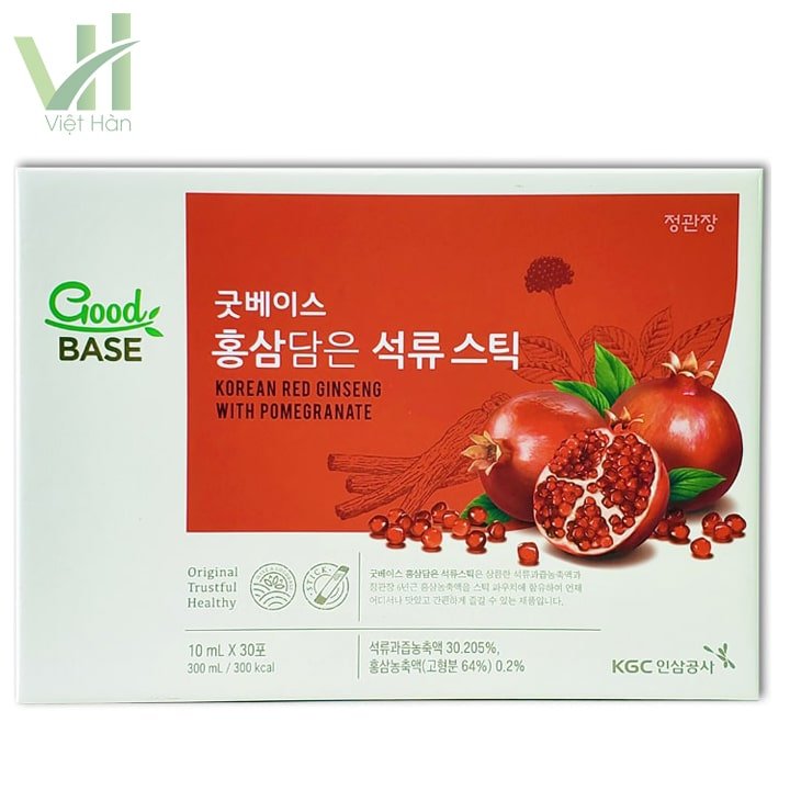 Nước ép lựu Collagen Hàn Quốc KGC Goodbase dành cho nữ hộp 30 gói 2