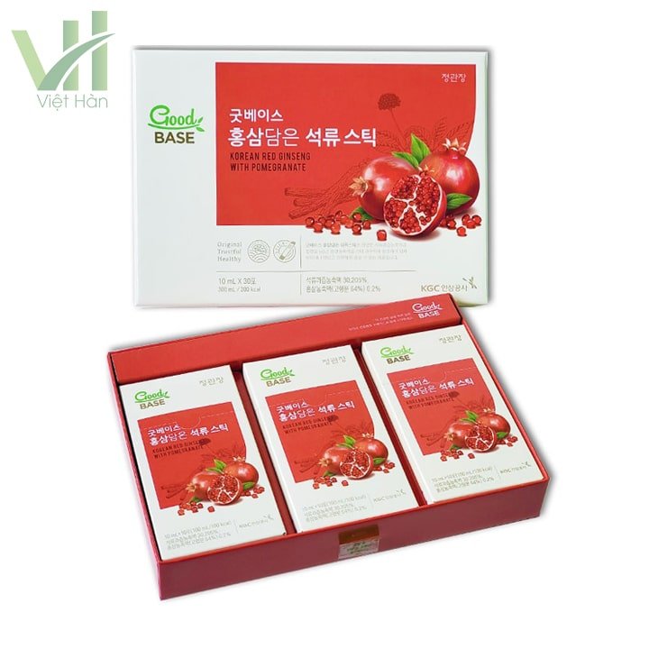 Nước ép lựu Collagen Hàn Quốc KGC Goodbase dành cho nữ hộp 30 gói 3