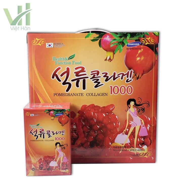 Nước ép lựu Collagen Kanghwa Hàn Quốc Hộp 30 gói 2