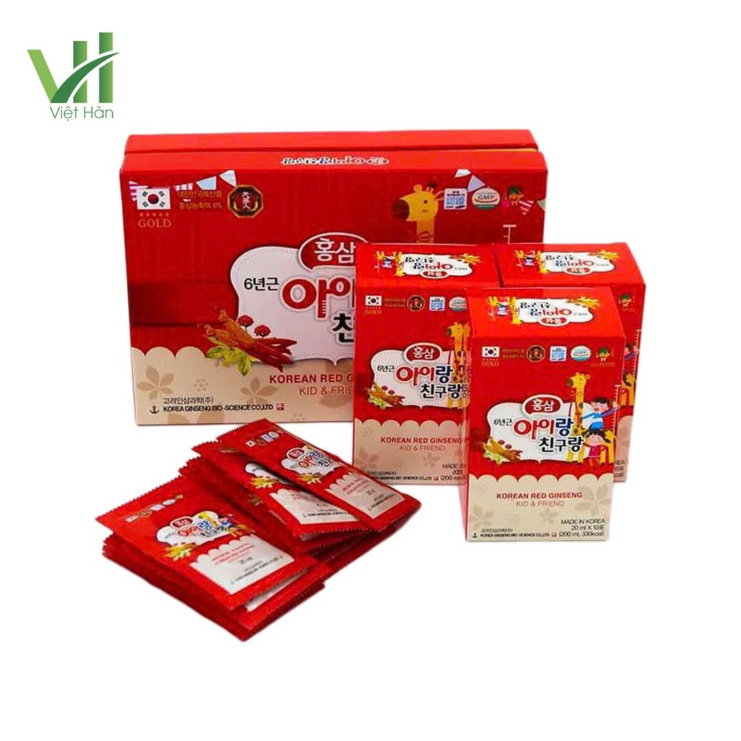 Nước Hồng Sâm Baby Bio Hàn Quốc – Hộp 30 gói x 20ml 3