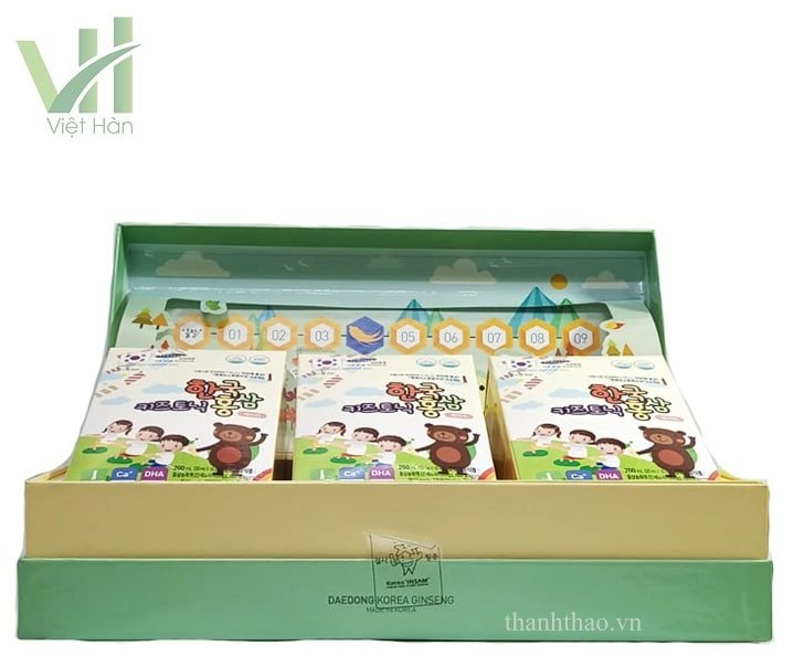 Nước Hồng Sâm Baby Daedong – Từ 2 đến 5 tuổi – Hộp 20ml x 30 gói 3