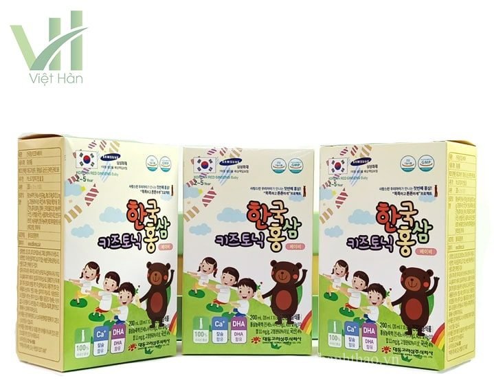 Nước Hồng Sâm Baby Daedong – Từ 2 đến 5 tuổi – Hộp 20ml x 30 gói 2