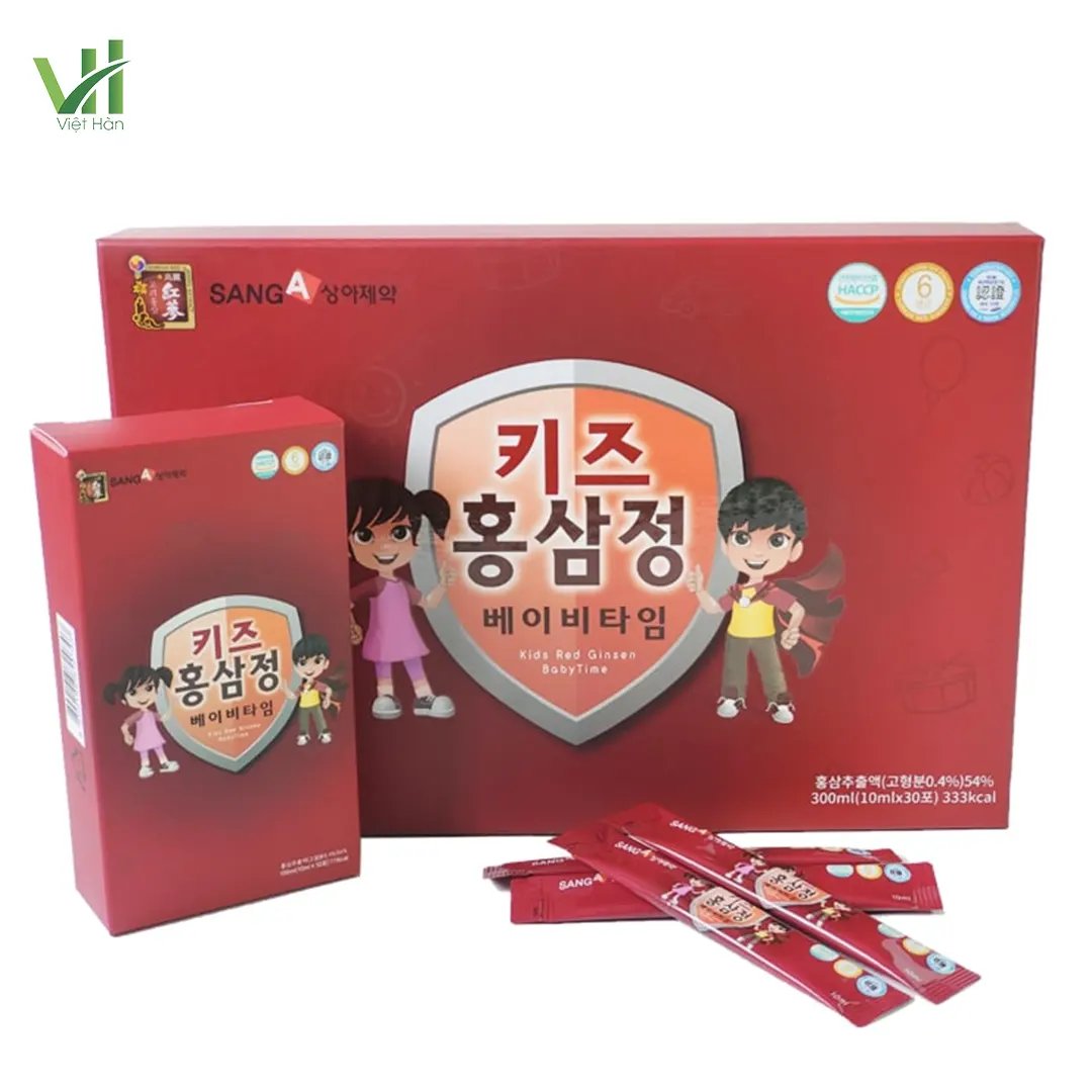 Nước Hồng Sâm Baby SangA Hàn Quốc – Hộp 30 gói dành cho trẻ em 7