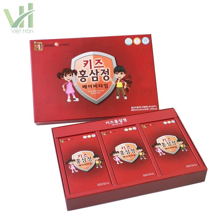 Nước Hồng Sâm Baby SangA Hàn Quốc – Hộp 30 gói dành cho trẻ em 3
