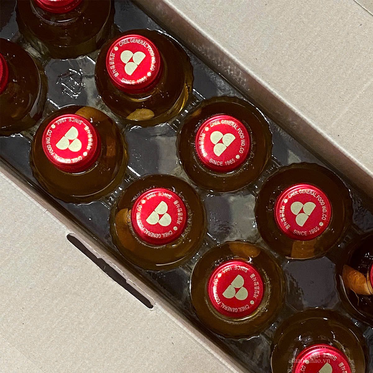 Nước Hồng Sâm T.O.P Daesan có củ Hàn Quốc 10 chai x 120ml 10