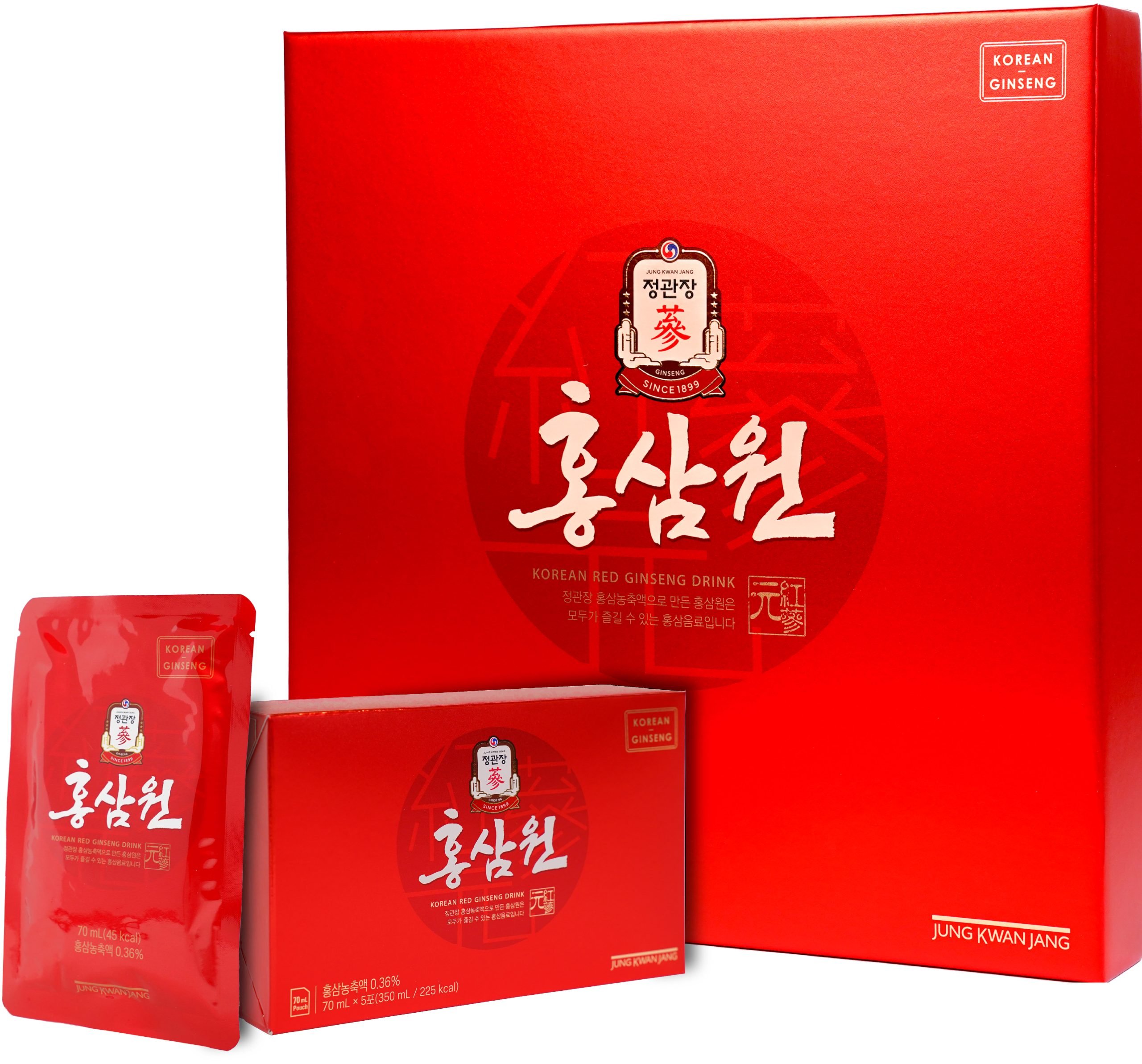 Nước Hồng Sâm Won Jung Kwan Jang Hàn Quốc Hộp 30 gói x 70ml 2