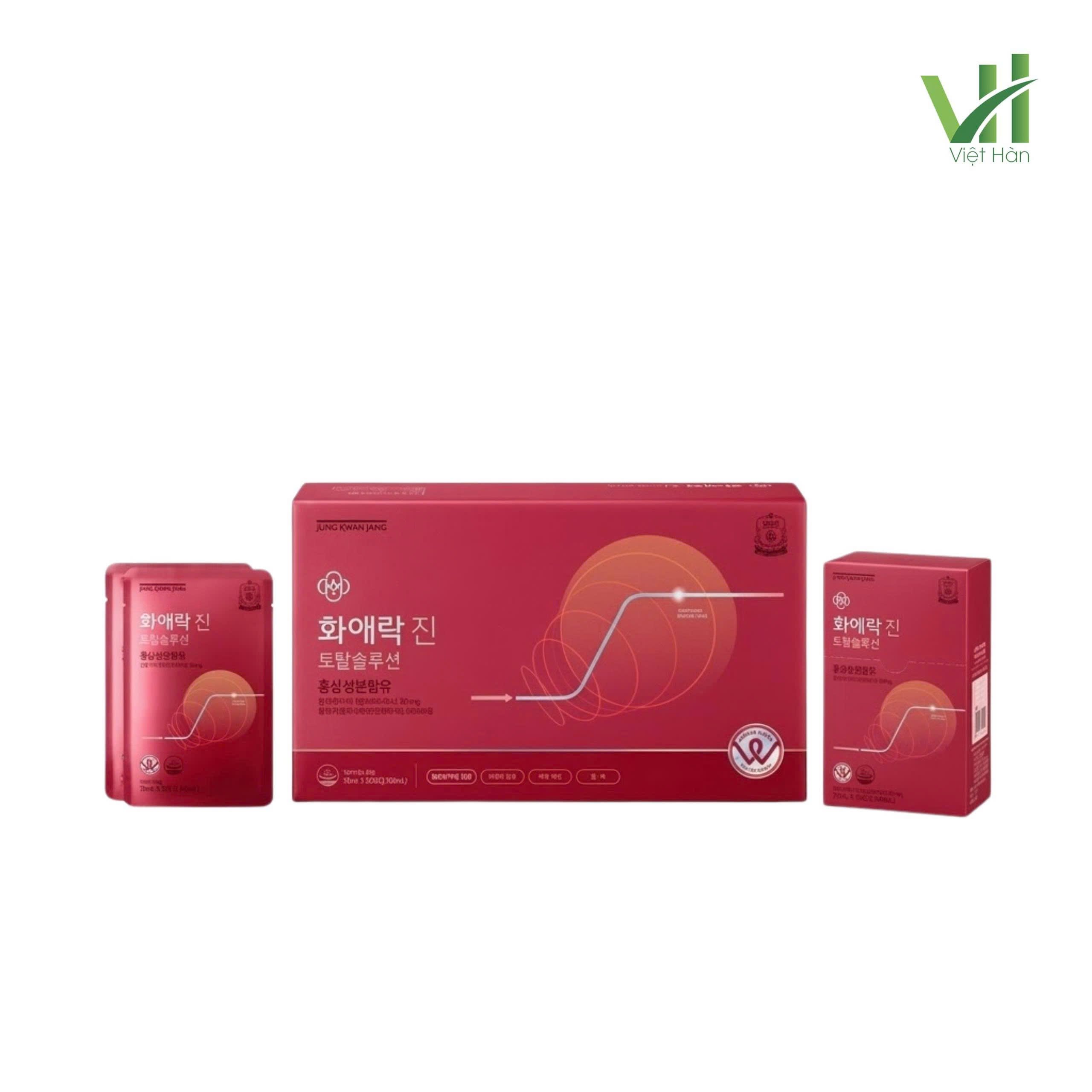 Nước Hồng Sâm Jung Kwan Jang dành cho nữ giới 30 gói x 70ml