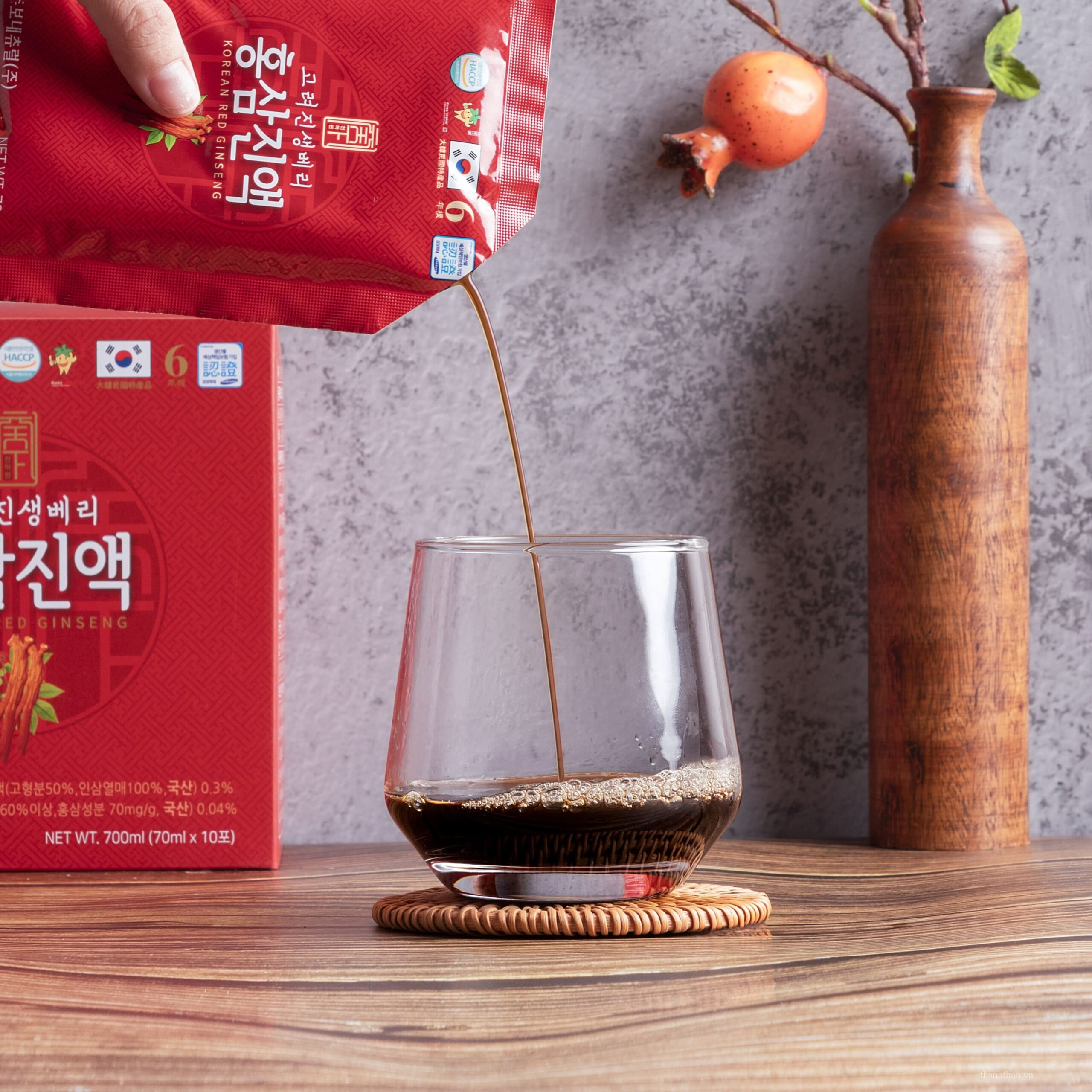 Nước Hồng Sâm Daesan Hàn Quốc Hộp 20 gói x 70ml 3