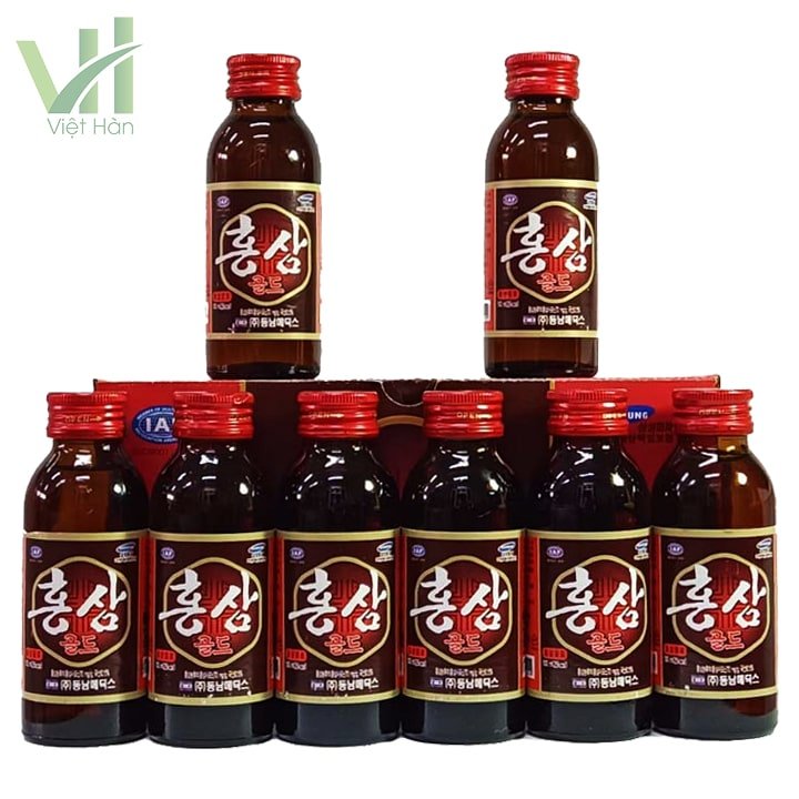 Nước Hồng Sâm Hàn Quốc Hộp 10 chai x 100ml 5