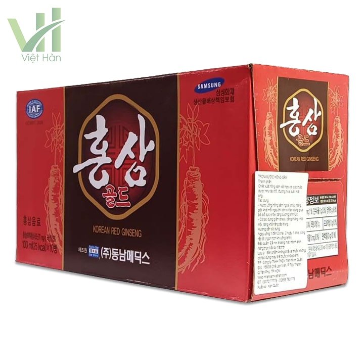 Nước Hồng Sâm Hàn Quốc Hộp 10 chai x 100ml 3