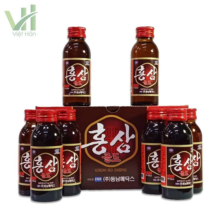 Nước Hồng Sâm Hàn Quốc Hộp 10 chai x 100ml 6