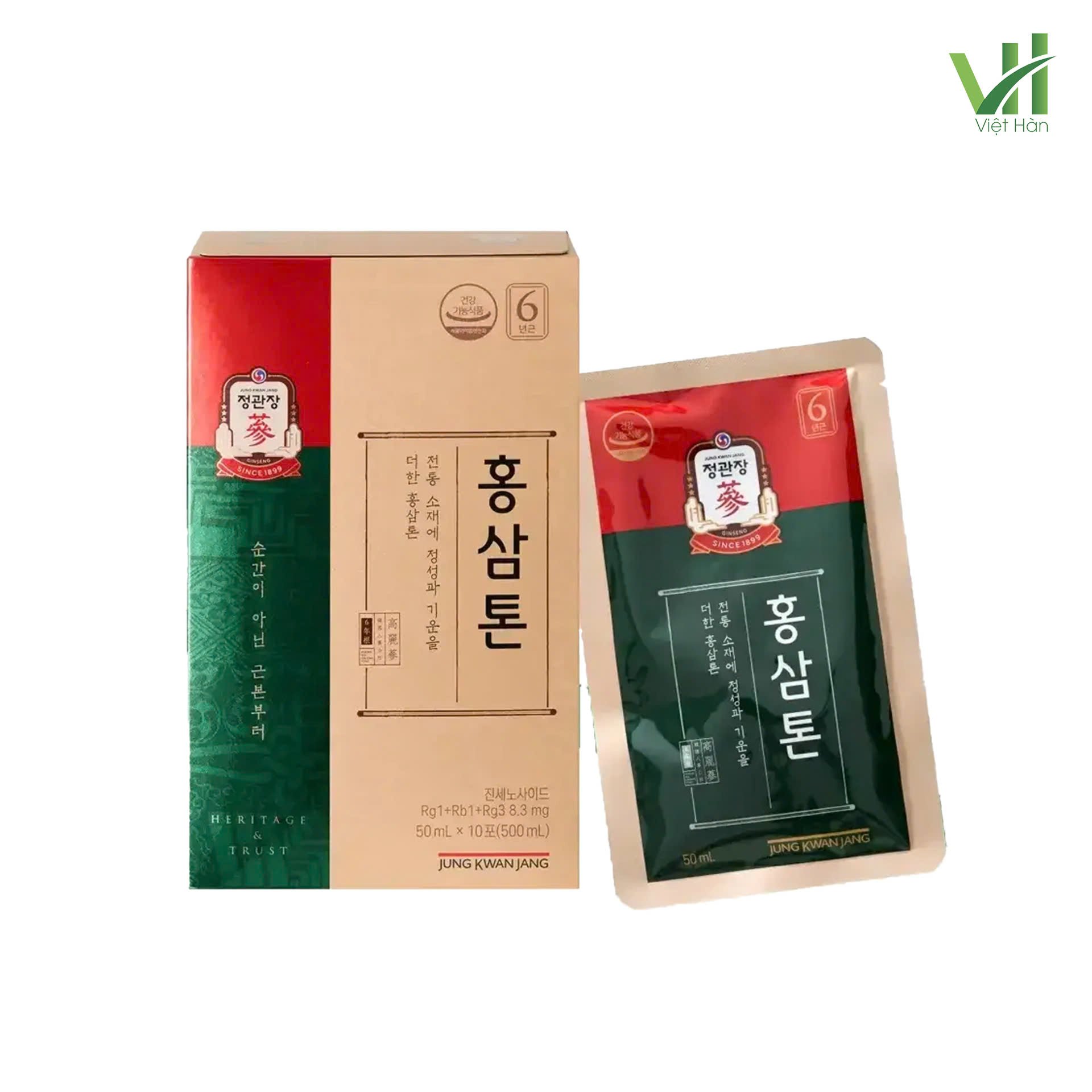 Nước Hồng Sâm Tonic Mild Jung Kwan Jang Hộp 50ml x 30 gói 4