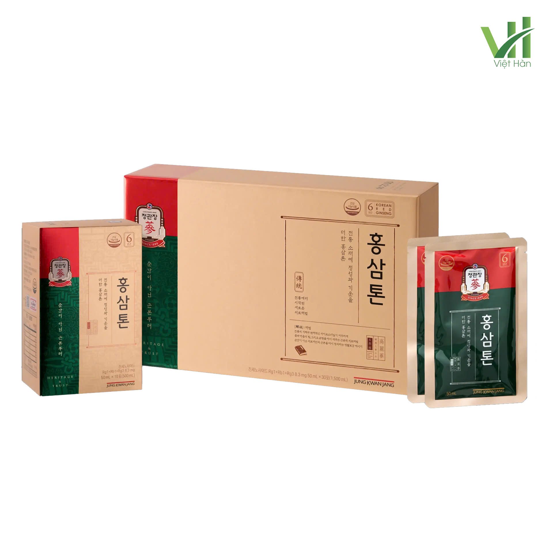 Nước Hồng Sâm Tonic Mild Jung Kwan Jang Hộp 50ml x 30 gói