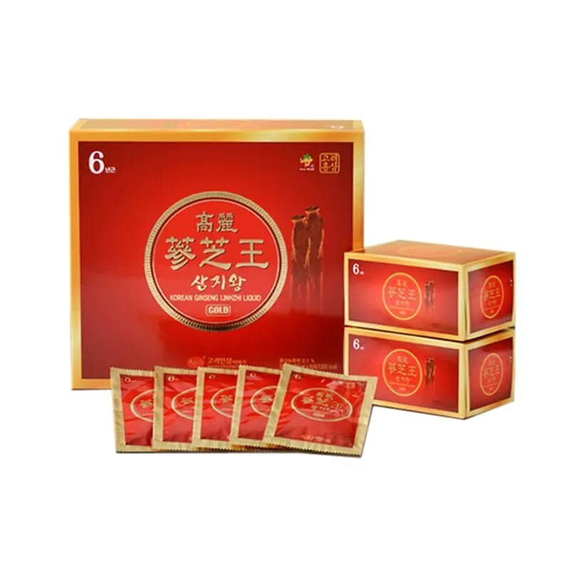 Nước Hồng Sâm Linh Chi Hàn Quốc KGS Hộp 60 gói x 50ml 2