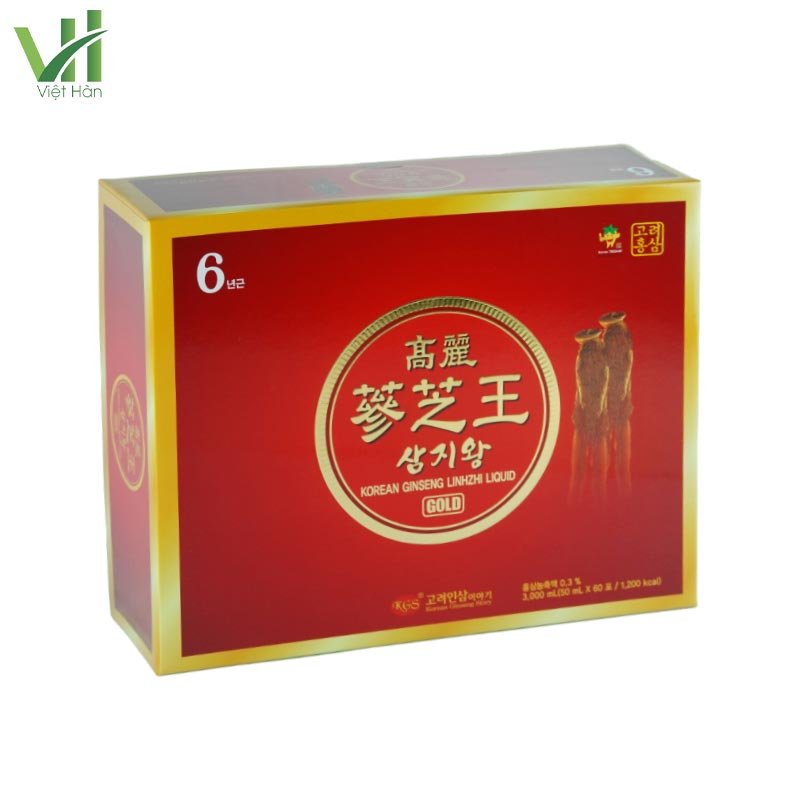 Nước Hồng Sâm Linh Chi Hàn Quốc KGS Hộp 60 gói x 50ml 4