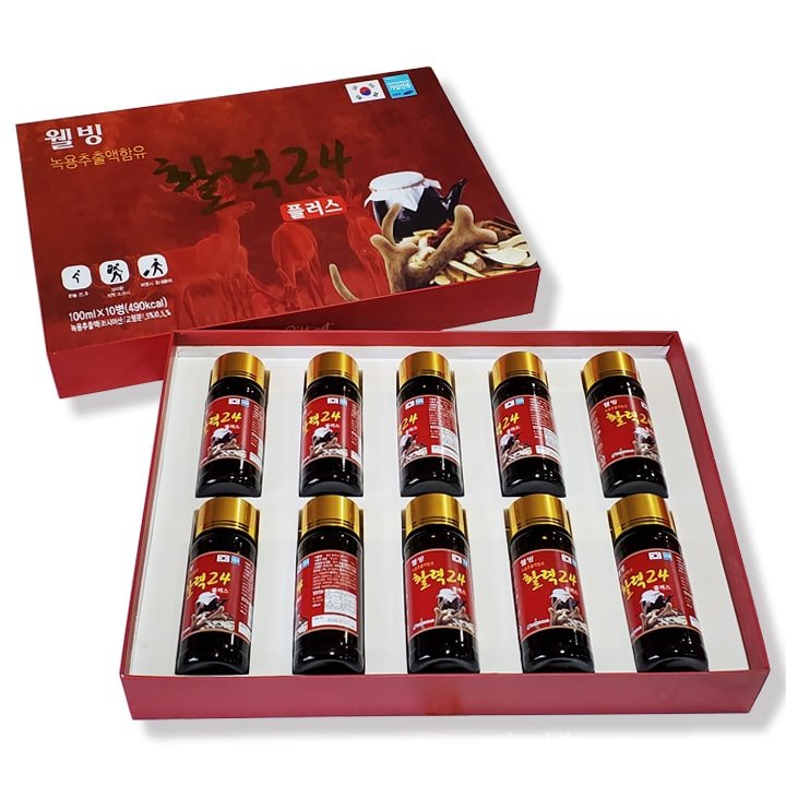 Nước Hồng Sâm Nhung Hươu Hàn Quốc Hộp 10 chai x 100ml 4