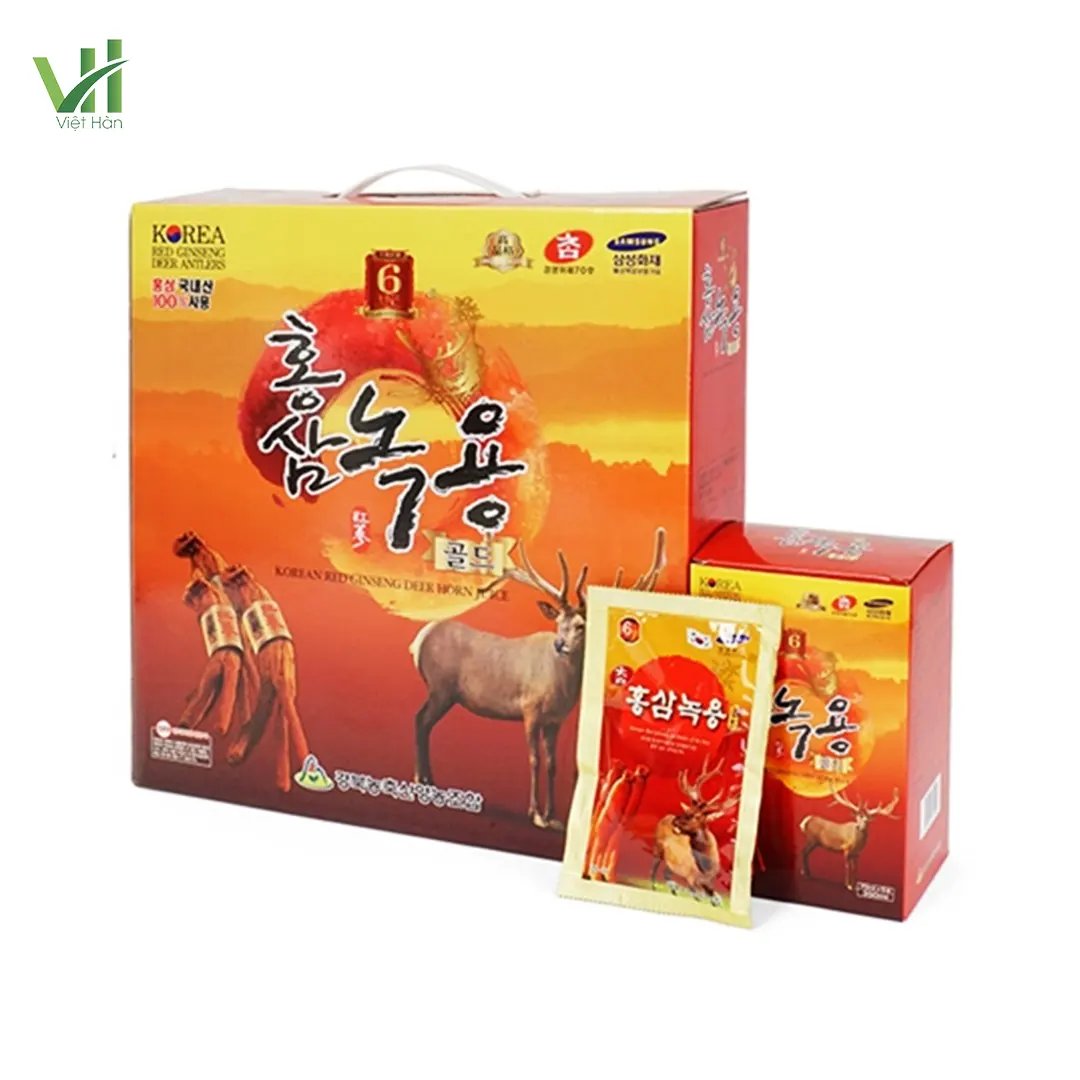 Nước Hồng Sâm Nhung Hươu Hàn Quốc Hộp 30 gói x 70ml