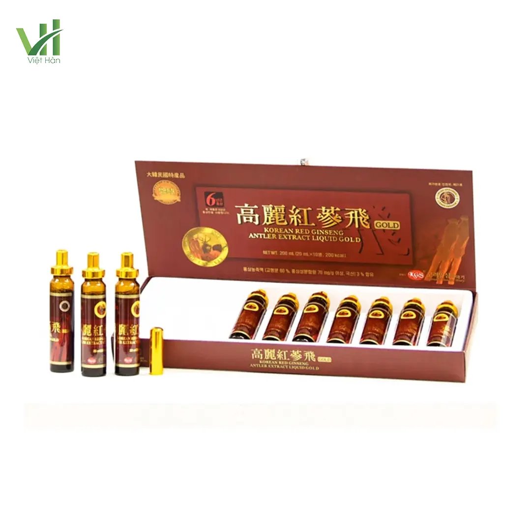 Nước Hồng Sâm Nhung Hươu KGS Hàn Quốc Hộp 10 ống x 20ml 6