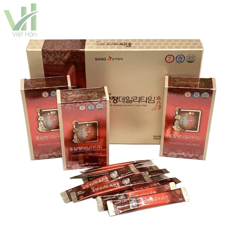 Nước Hồng Sâm SangA Hàn Quốc Hộp 10ml x 30 gói 5