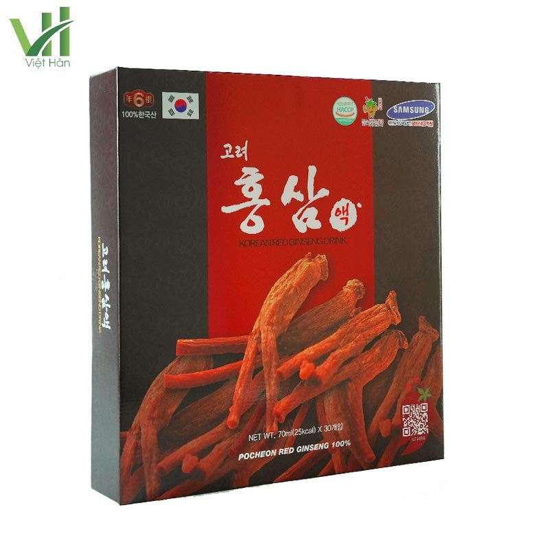 Nước Hồng Sâm Thuốc Bắc Pocheon Hàn Quốc 70ml x 30 gói 3