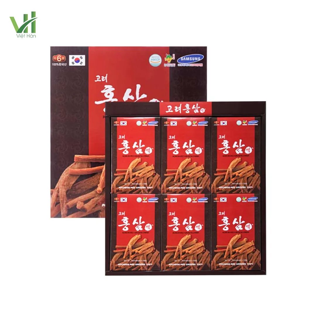 Nước Hồng Sâm Thuốc Bắc Pocheon Hàn Quốc 70ml x 30 gói 5