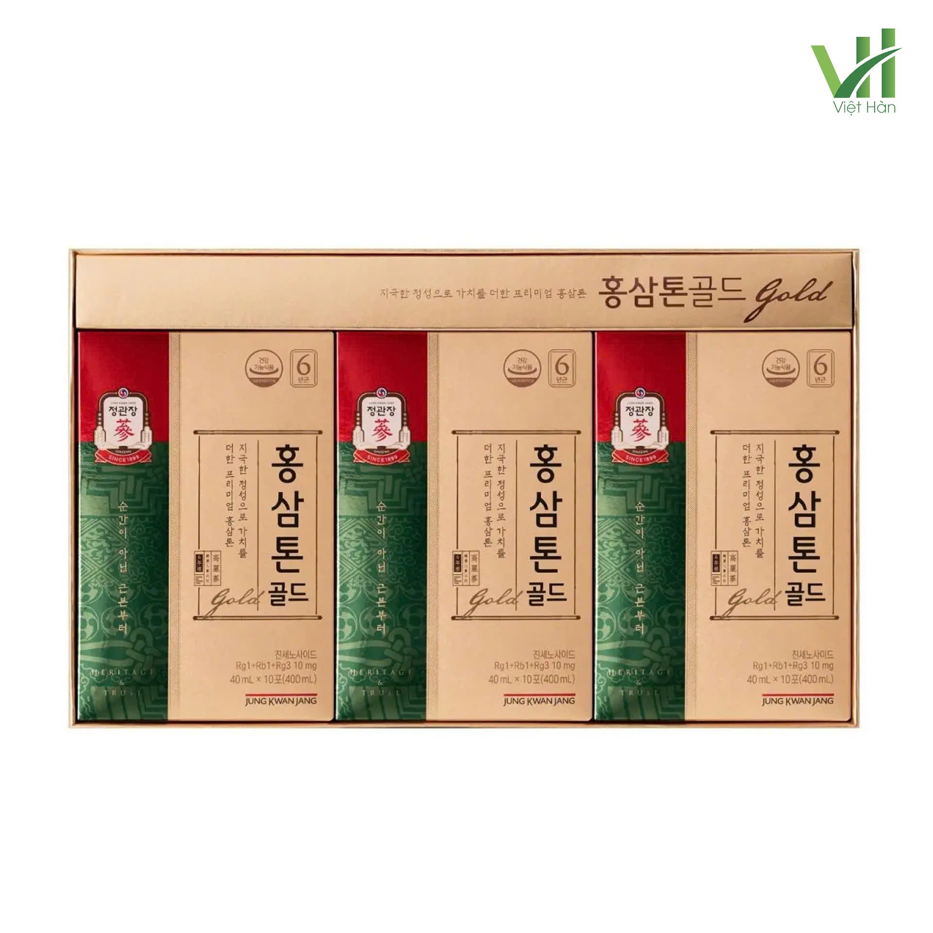 Nước Hồng Sâm Tonic Gold Jung Kwan Jang Hàn Quốc Hộp 40ml x 30 gói 5