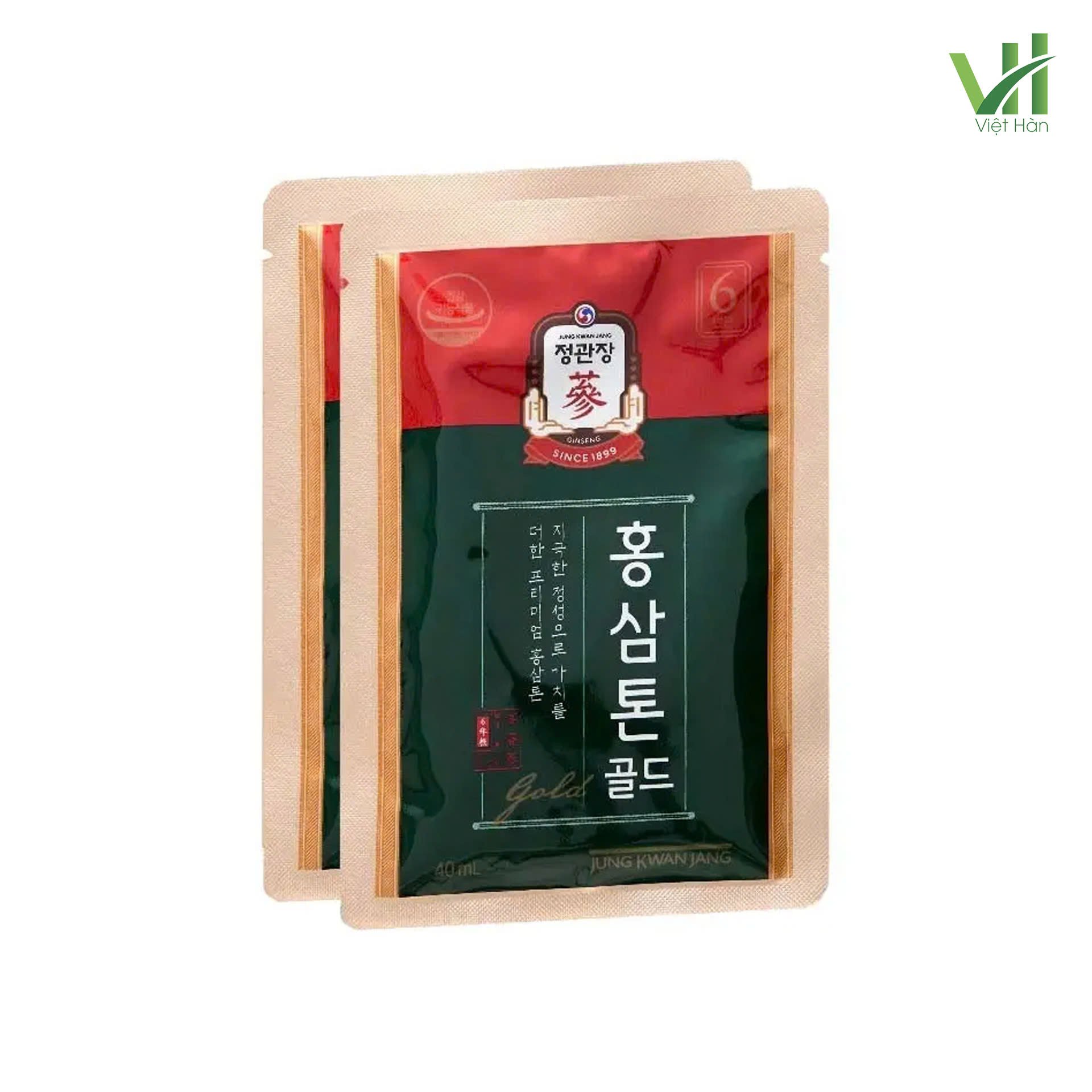 Nước Hồng Sâm Tonic Gold Jung Kwan Jang Hàn Quốc Hộp 40ml x 30 gói 3