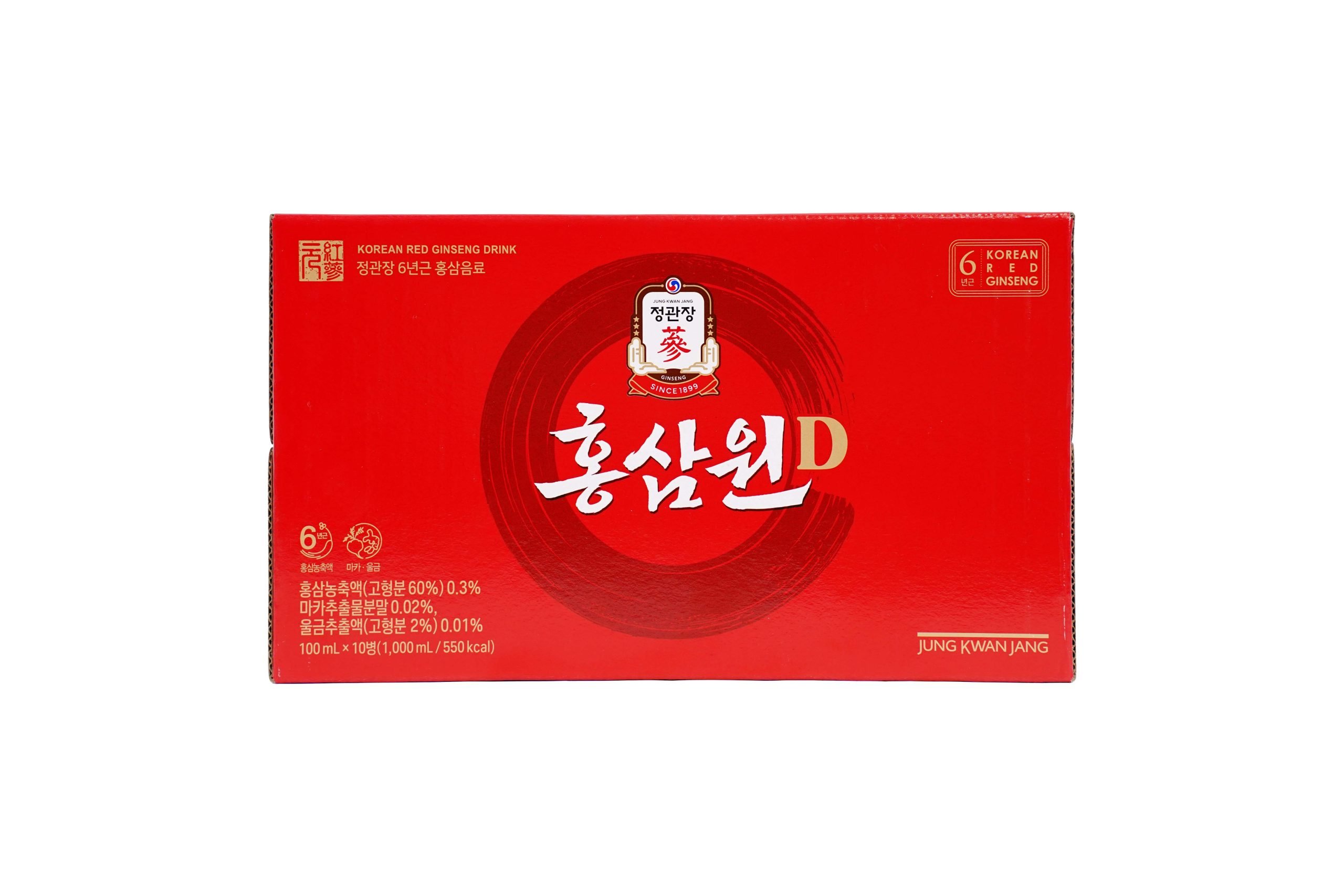 Nước Hồng Sâm Won Jung Kwan Jang Hàn Quốc Hộp 10 chai x 100ml 5