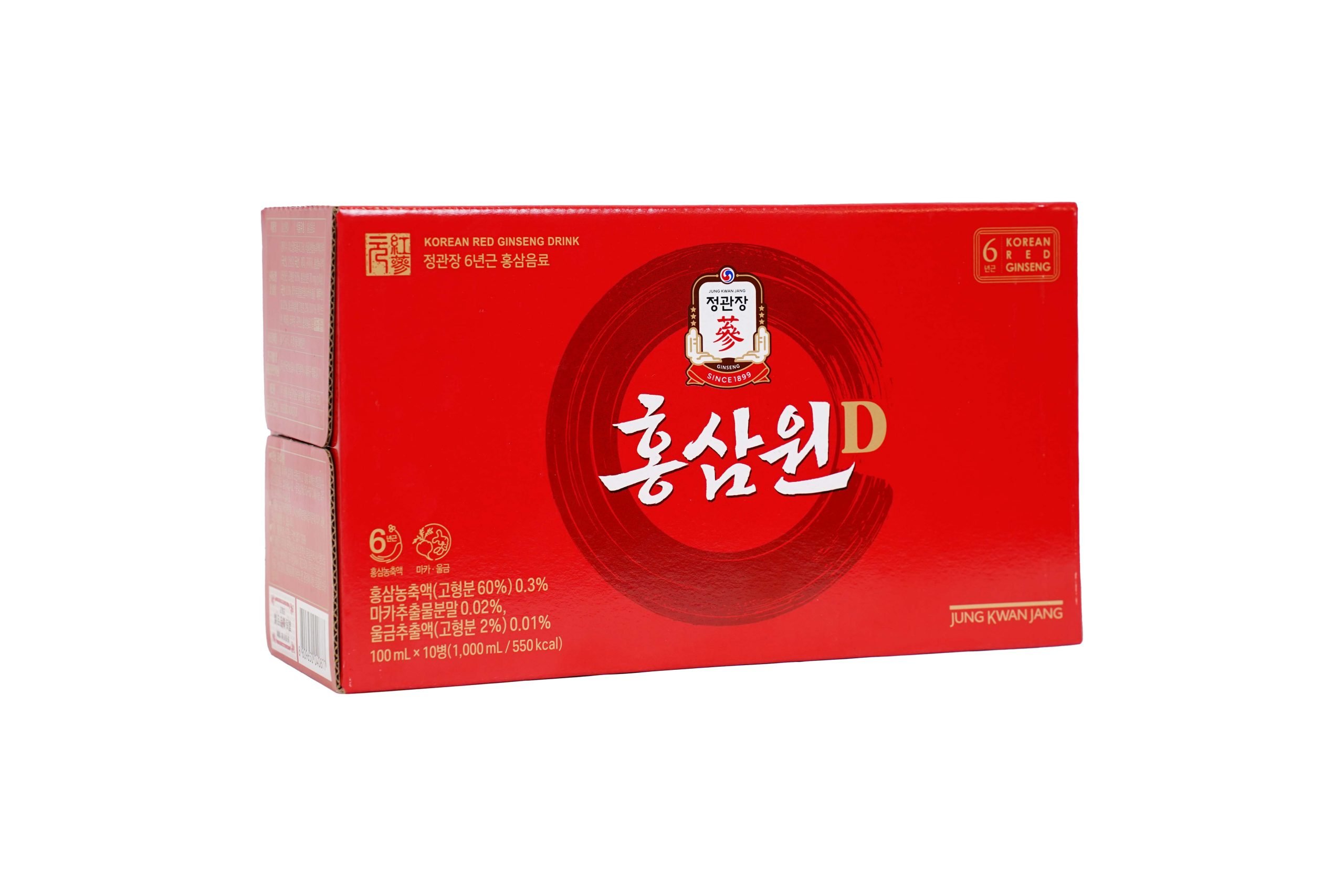 Nước Hồng Sâm Won Jung Kwan Jang Hàn Quốc Hộp 10 chai x 100ml 2
