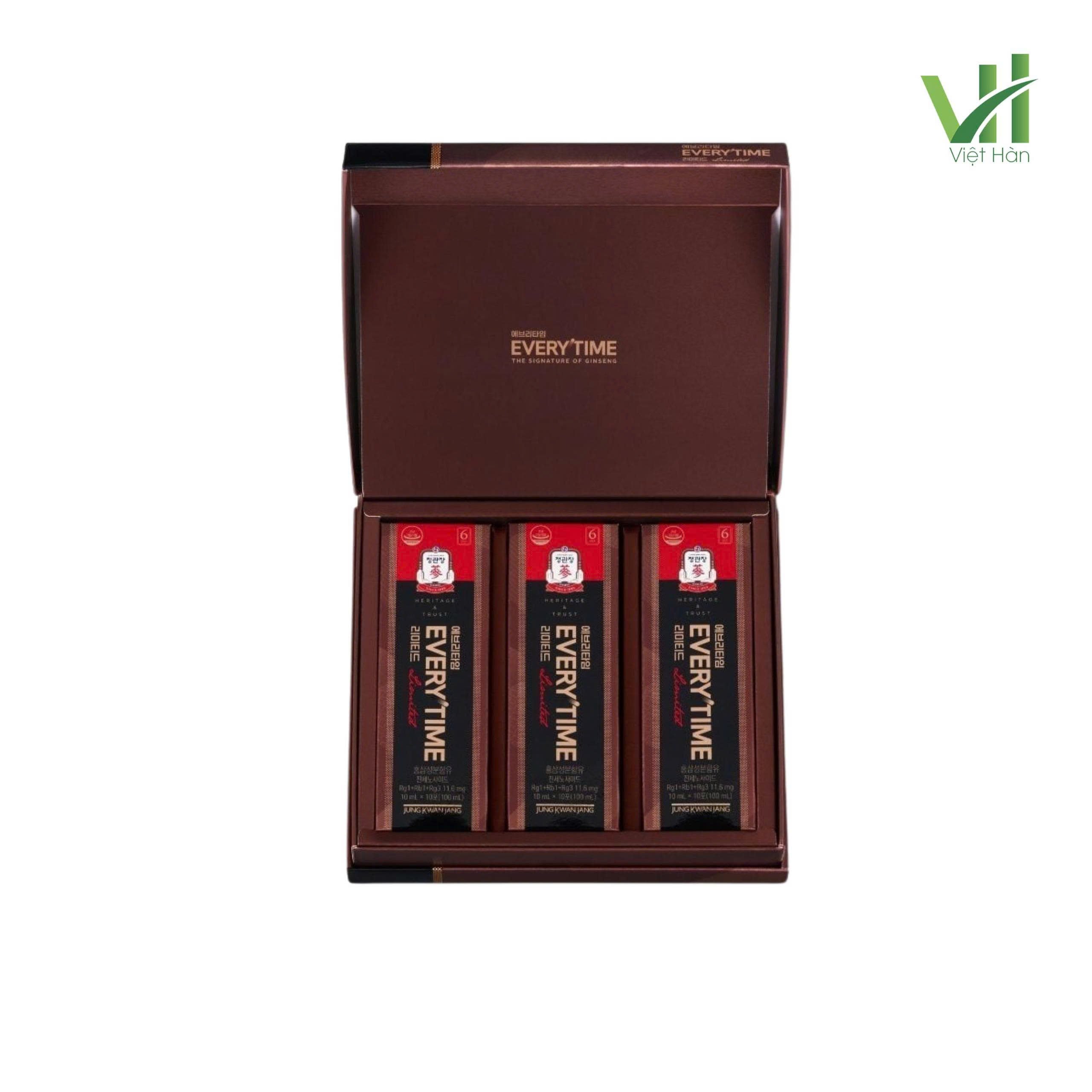 Nước Tinh Chất Địa Sâm Jung Kwan Jang Extract Limited Hộp 30 gói x 10ml 4