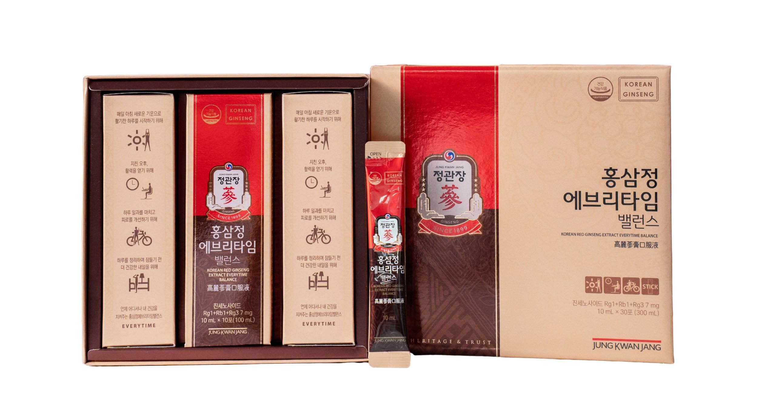 Tinh Chất Hồng Sâm KGC Extract Everytime Balance – Hộp 30 gói x 10ml 7