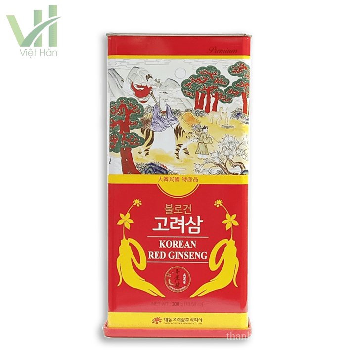 Hồng Sâm Củ Khô Daedong Hàn Quốc Hộp 300g 6