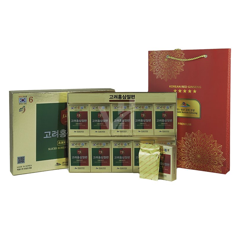 Sâm lát tẩm mật ong Daesan Hàn Quốc Hộp 10 gói x 20g 2