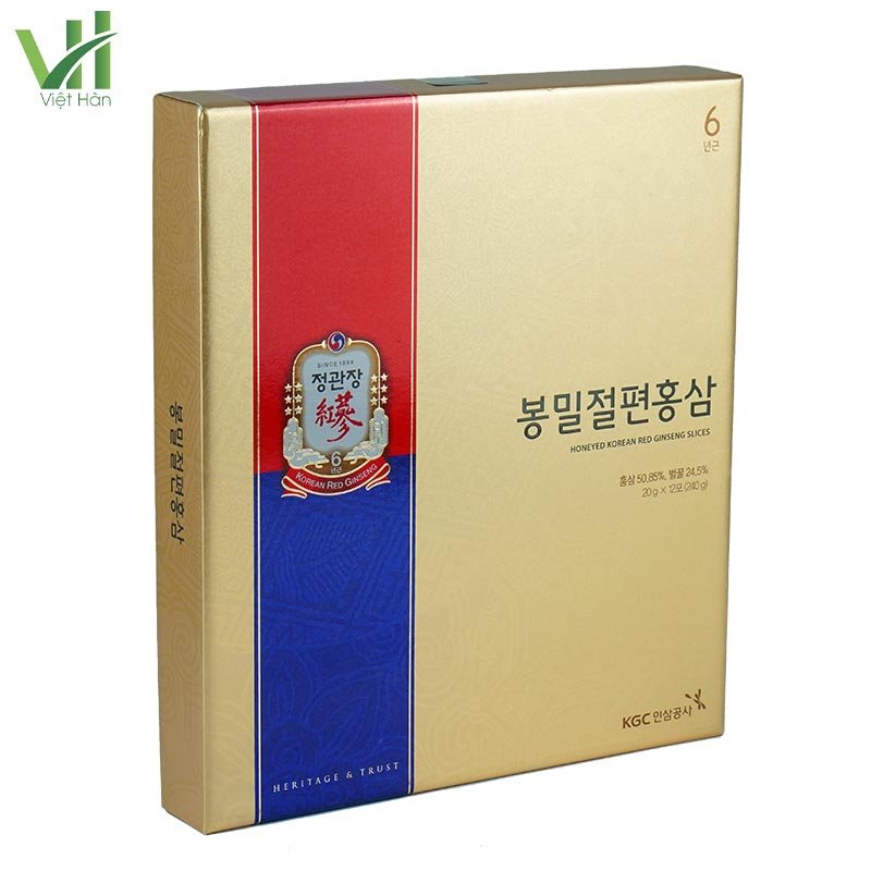 Sâm lát tẩm mật ong Jung Kwan Jang 20g x 12 hộp 5