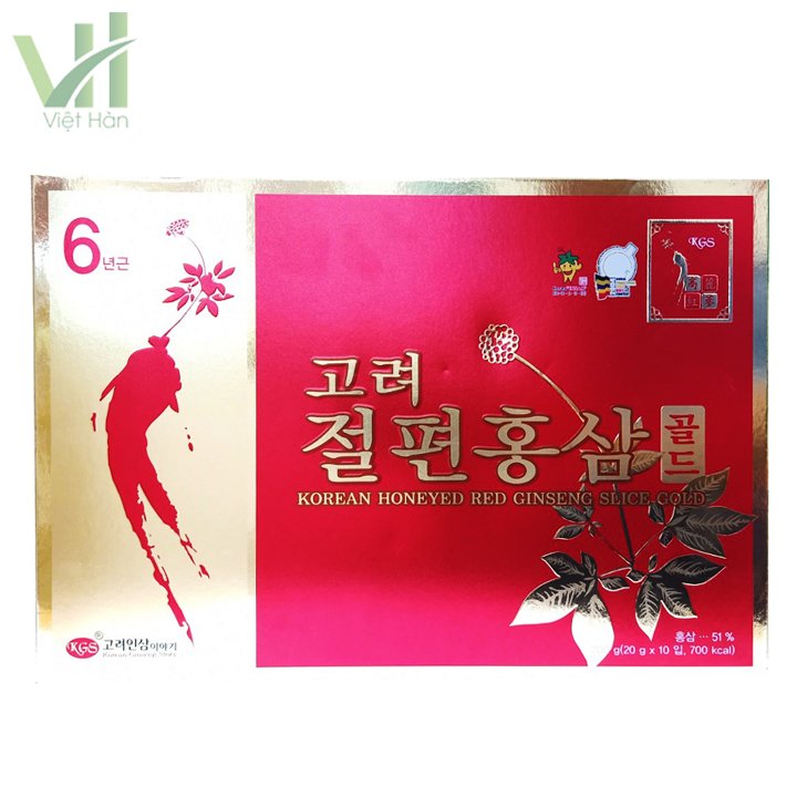 Sâm lát tẩm mật ong KGS 200g 6 năm tuổi nguyên chất – Tiện dụng và hữu hiệu 5