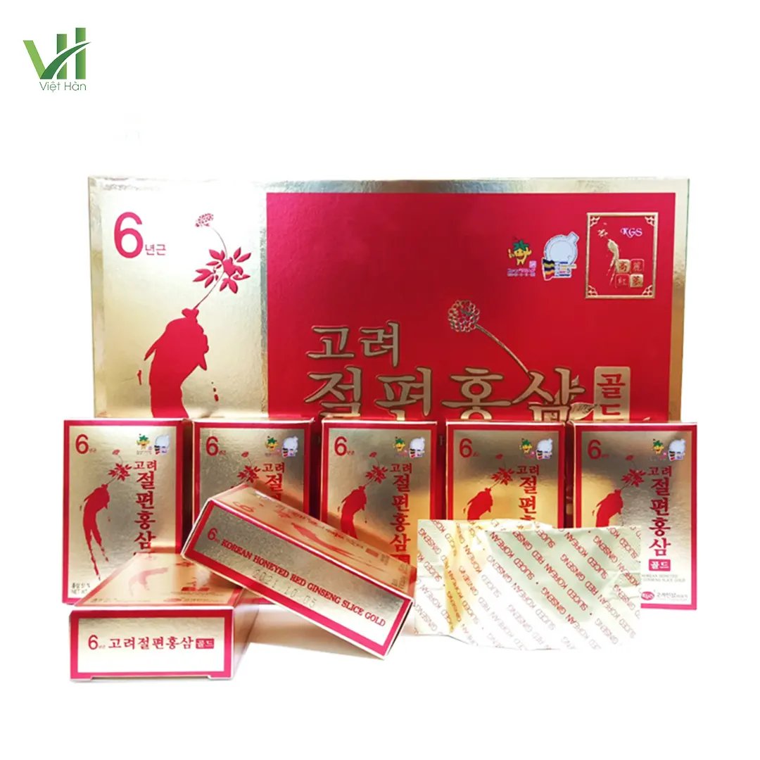 Sâm lát tẩm mật ong KGS 200g 6 năm tuổi nguyên chất – Tiện dụng và hữu hiệu