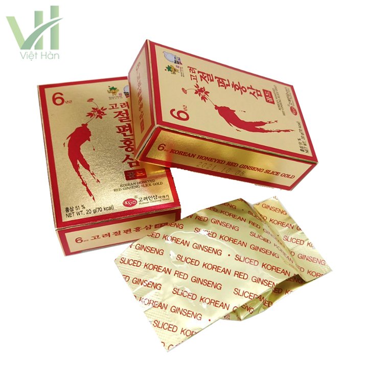 Sâm lát tẩm mật ong KGS 200g 6 năm tuổi nguyên chất – Tiện dụng và hữu hiệu 2