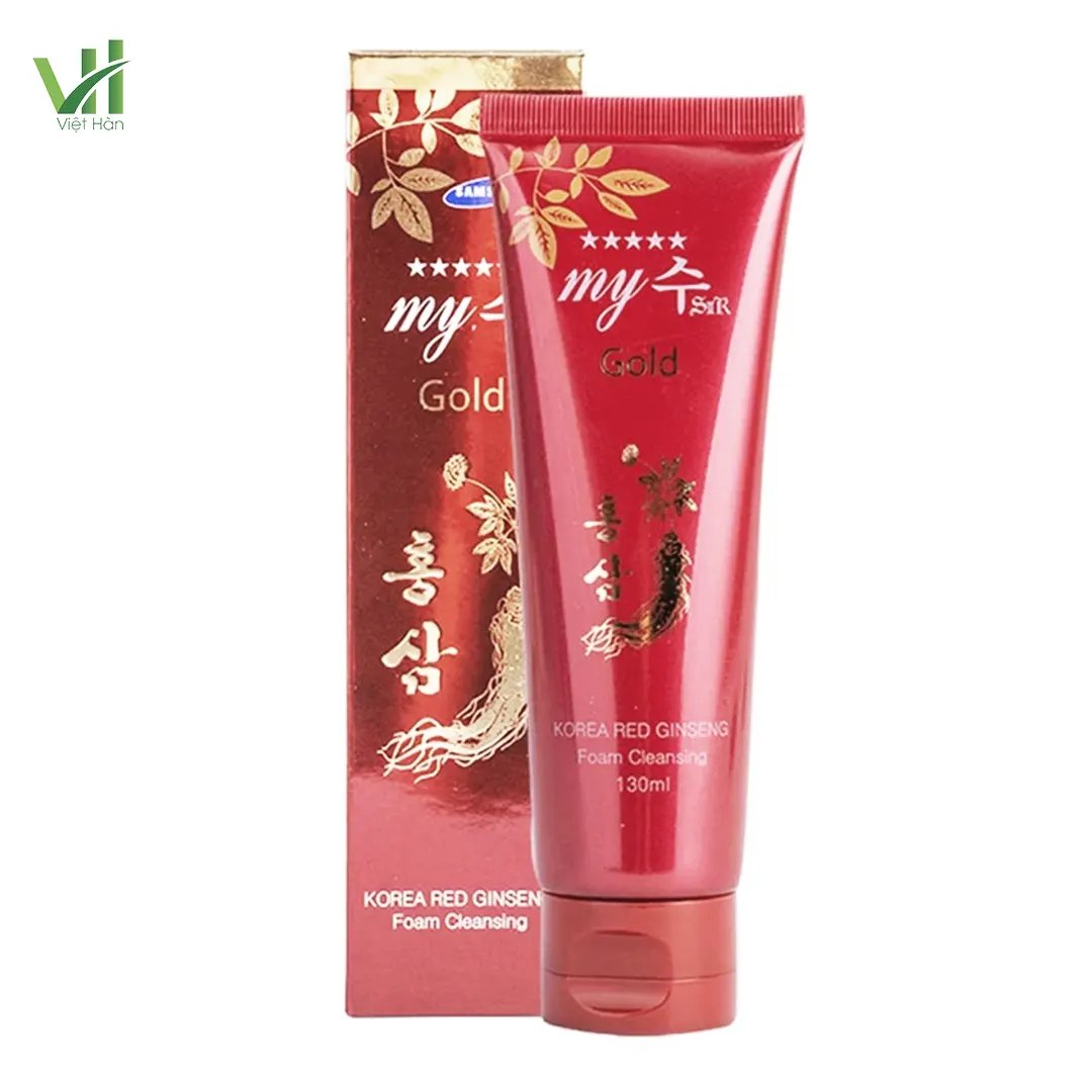 Sữa rửa mặt hồng sâm Hàn Quốc My Gold Korea Red Ginseng