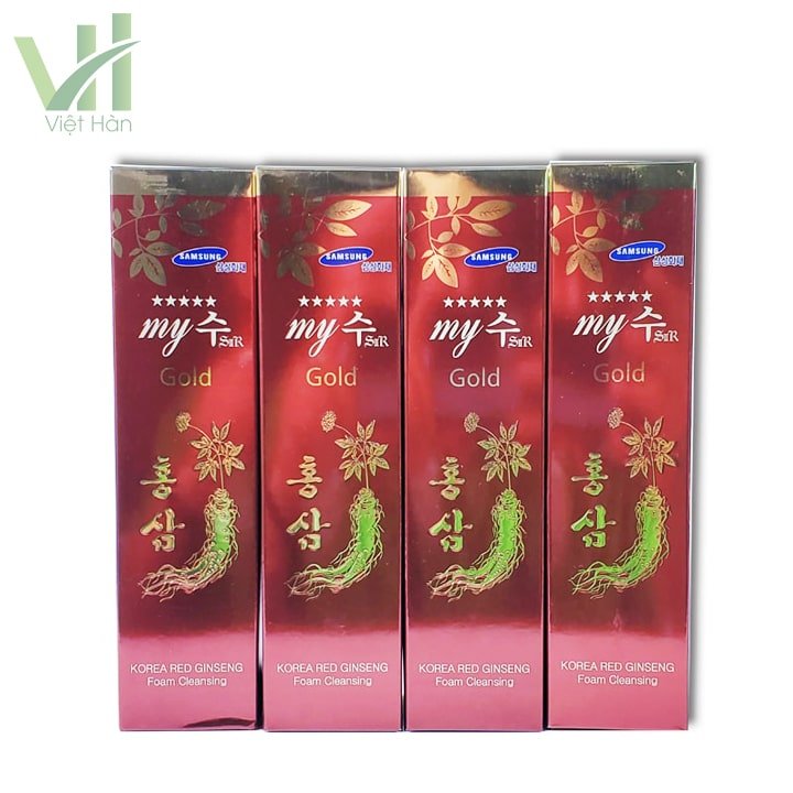 Sữa rửa mặt hồng sâm Hàn Quốc My Gold Korea Red Ginseng 2